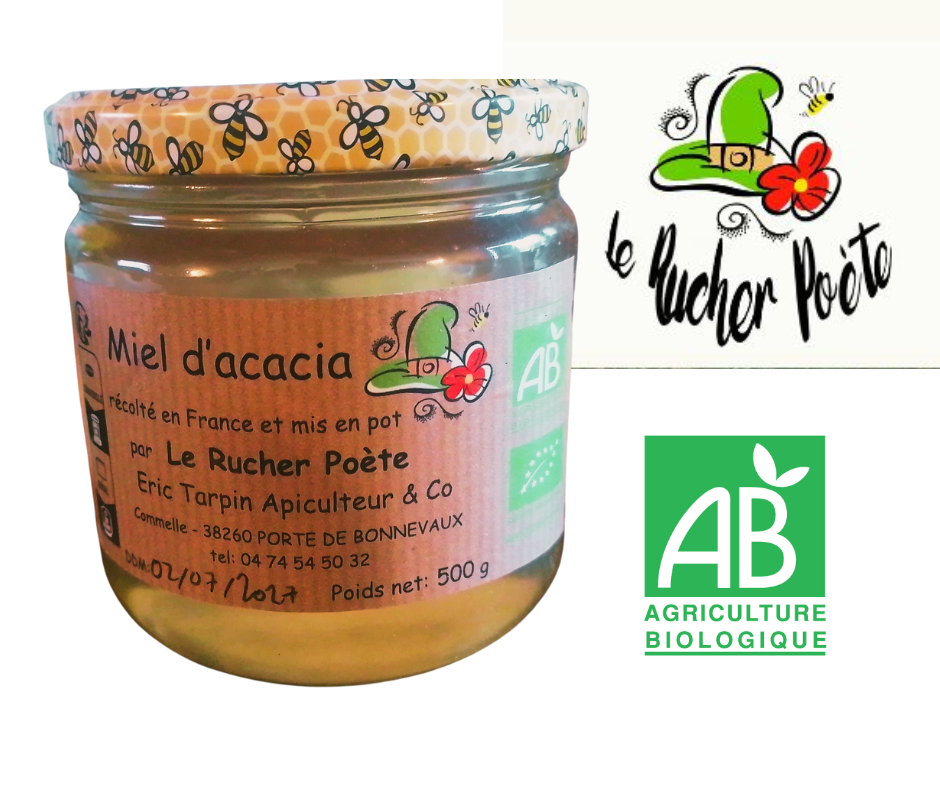 Miel d'Acacia bio (500g)
