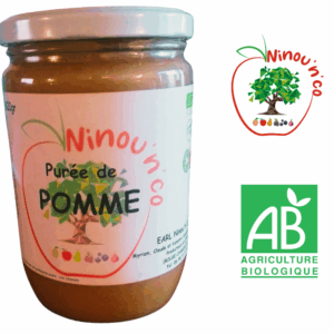 Purée de pomme bio (pot 620g)
